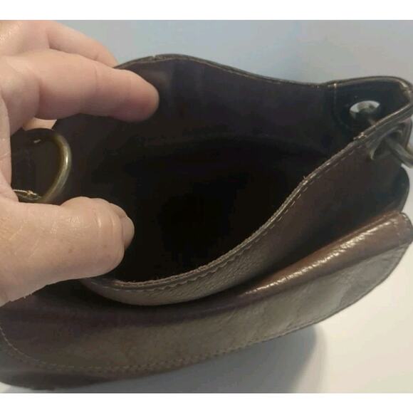 Fossil Brown Leather Crossbody Purse - Picture 4 of 11